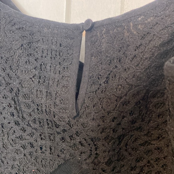 BCBGMaxAzria Black Cora Camisole with Sheer Accents - Small - Picture 4 of 5